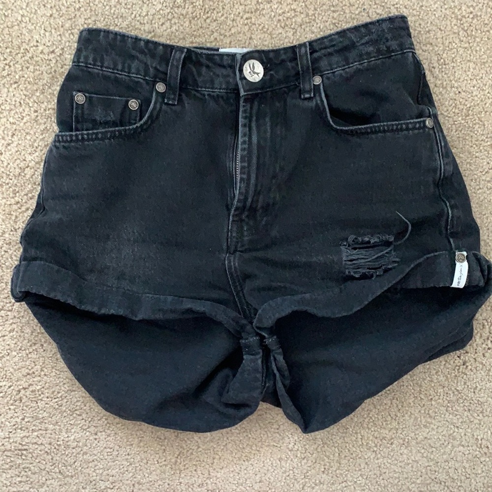 One Teaspoon High Waist Bandits 26 Black